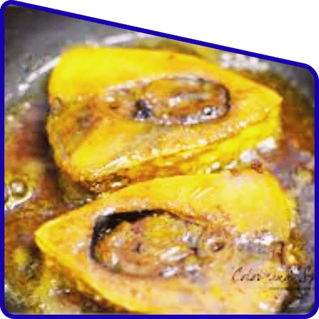 Mustard Hilsa curry in Sundarban Hilsa Festival