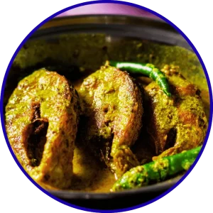 Bengali hilsa dishes served in Sundarban Hilsa Festival Tour