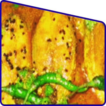 Traditional Bengali hilsa dish served in Sundarban tour