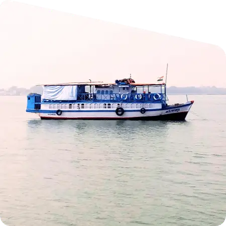 river junction in Sundarban delta region