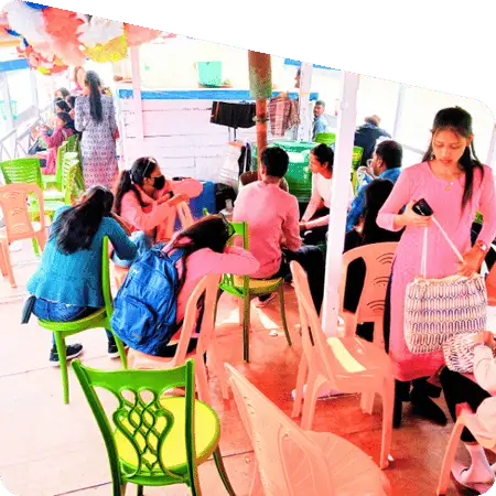 tourists enjoying Sundarban boat safari