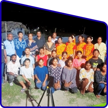 Student group photo during excursion trip in Sundarban