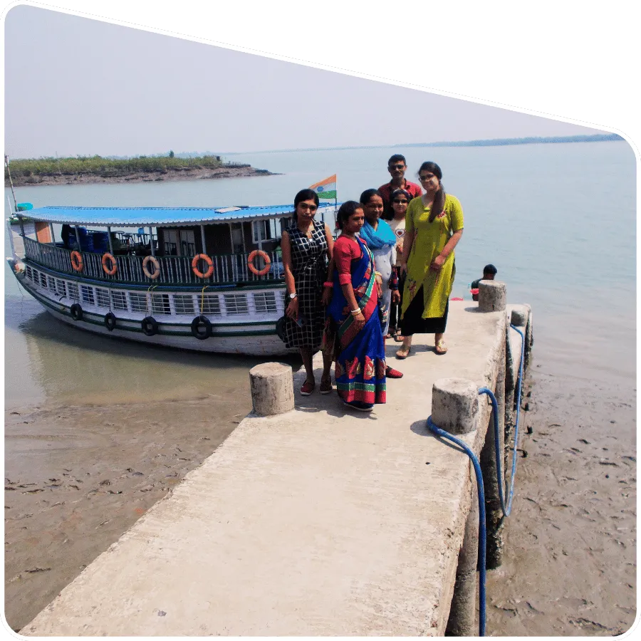 group tour in Sundarban boat safari