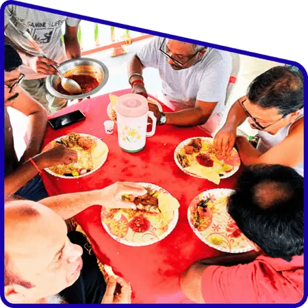 meals provided in Sundarban trip package
