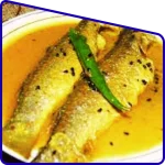 Parse fish curry served in Sundarban village style meal