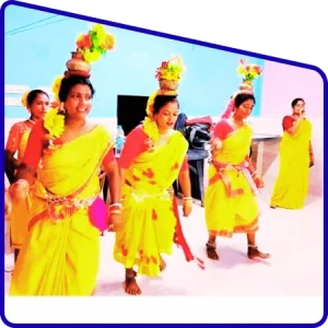 Local folk dance in Sundarban