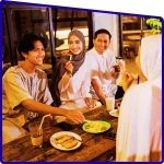 Family Eid celebration in Sundarban